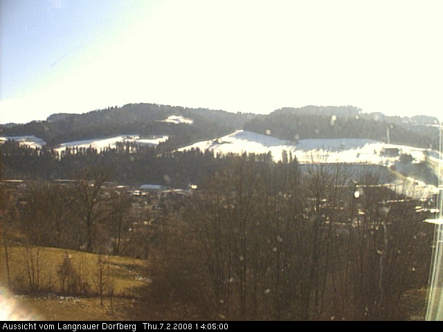 Webcam-Bild: Aussicht vom Dorfberg in Langnau 20080207-140500