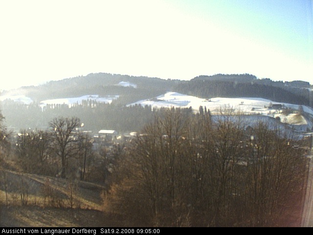 Webcam-Bild: Aussicht vom Dorfberg in Langnau 20080209-090500