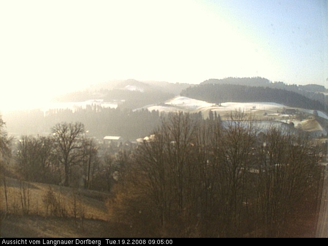 Webcam-Bild: Aussicht vom Dorfberg in Langnau 20080219-090500
