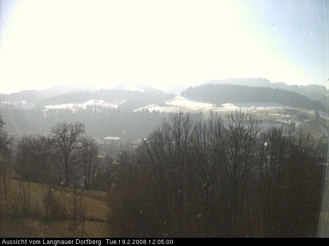 Webcam-Bild: Aussicht vom Dorfberg in Langnau 20080219-120500