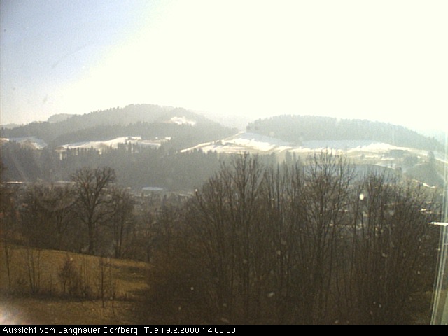 Webcam-Bild: Aussicht vom Dorfberg in Langnau 20080219-140500