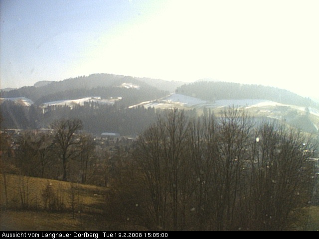 Webcam-Bild: Aussicht vom Dorfberg in Langnau 20080219-150500