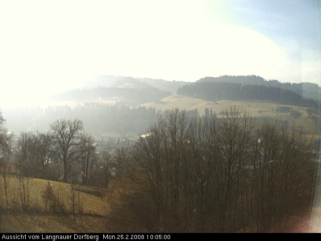 Webcam-Bild: Aussicht vom Dorfberg in Langnau 20080225-100500