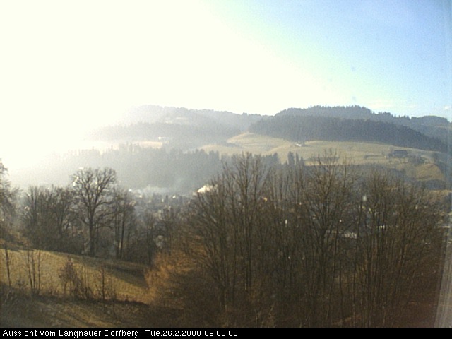 Webcam-Bild: Aussicht vom Dorfberg in Langnau 20080226-090500