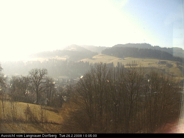 Webcam-Bild: Aussicht vom Dorfberg in Langnau 20080226-100500