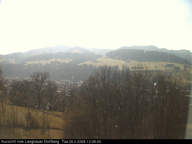 Webcam-Bild: Aussicht vom Dorfberg in Langnau 20080226-120500