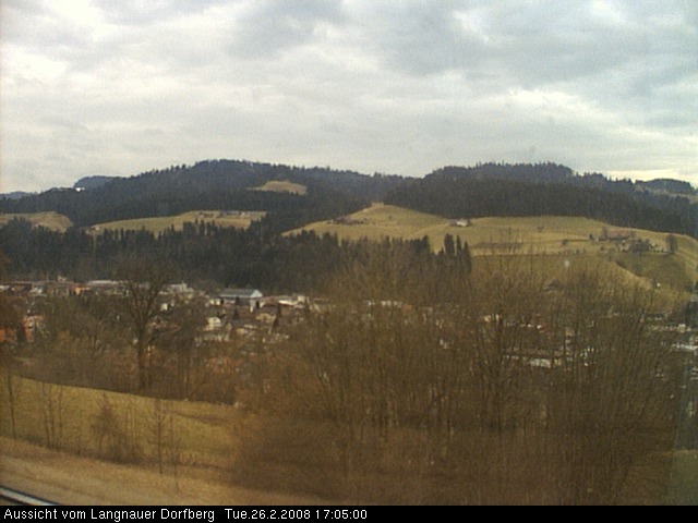 Webcam-Bild: Aussicht vom Dorfberg in Langnau 20080226-170500