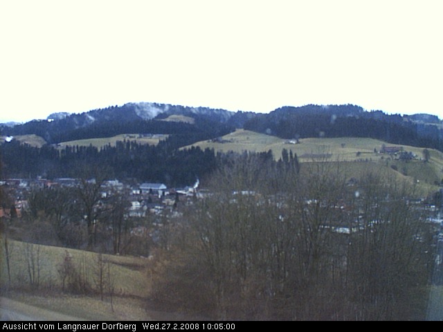 Webcam-Bild: Aussicht vom Dorfberg in Langnau 20080227-100500