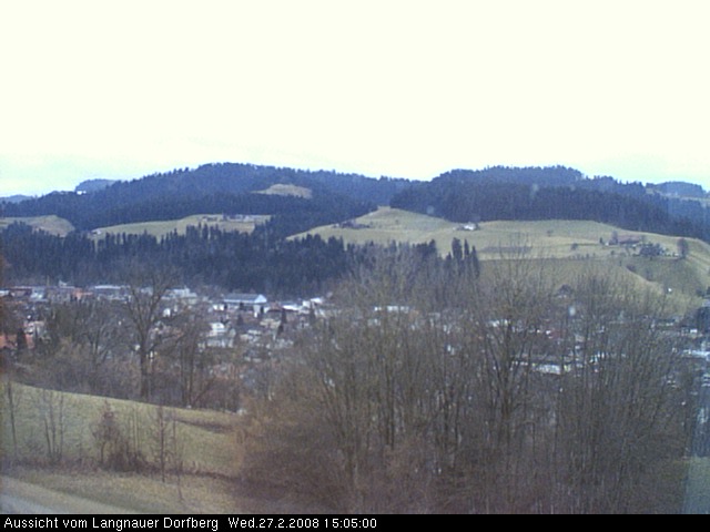 Webcam-Bild: Aussicht vom Dorfberg in Langnau 20080227-150500