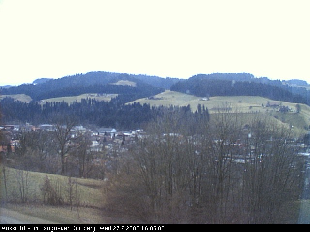 Webcam-Bild: Aussicht vom Dorfberg in Langnau 20080227-160500