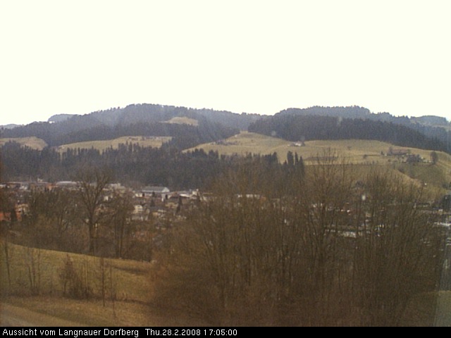 Webcam-Bild: Aussicht vom Dorfberg in Langnau 20080228-170500