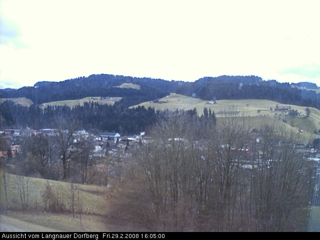Webcam-Bild: Aussicht vom Dorfberg in Langnau 20080229-160500