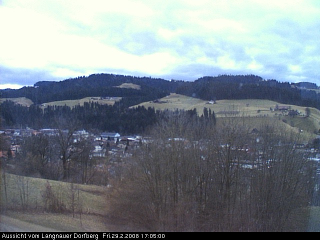 Webcam-Bild: Aussicht vom Dorfberg in Langnau 20080229-170500
