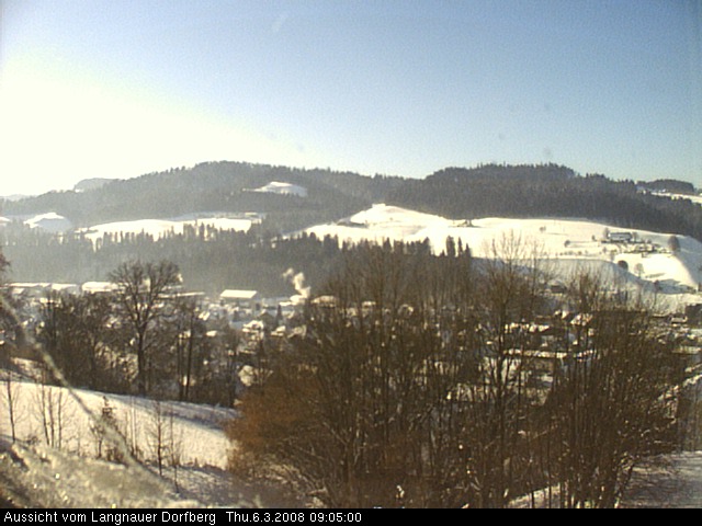 Webcam-Bild: Aussicht vom Dorfberg in Langnau 20080306-090500