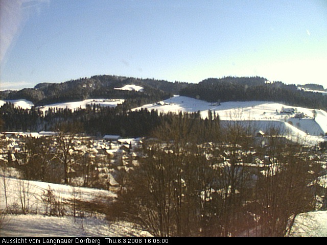 Webcam-Bild: Aussicht vom Dorfberg in Langnau 20080306-160500