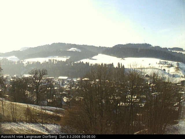 Webcam-Bild: Aussicht vom Dorfberg in Langnau 20080309-090500