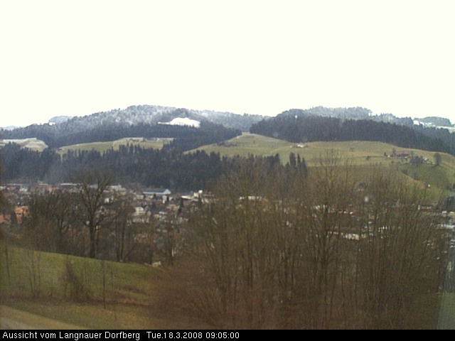 Webcam-Bild: Aussicht vom Dorfberg in Langnau 20080318-090500