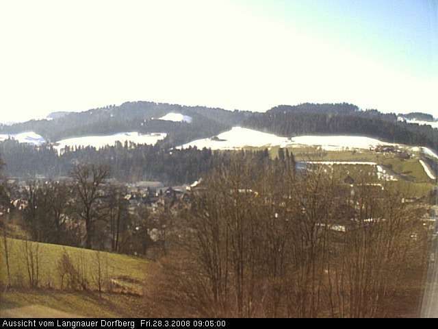Webcam-Bild: Aussicht vom Dorfberg in Langnau 20080328-090500