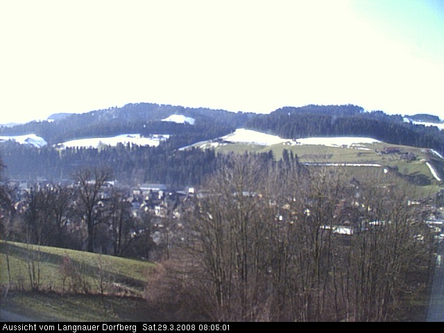Webcam-Bild: Aussicht vom Dorfberg in Langnau 20080329-080500