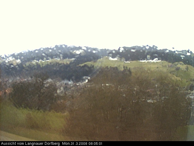 Webcam-Bild: Aussicht vom Dorfberg in Langnau 20080331-080500
