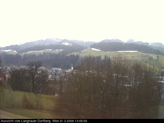 Webcam-Bild: Aussicht vom Dorfberg in Langnau 20080331-100500