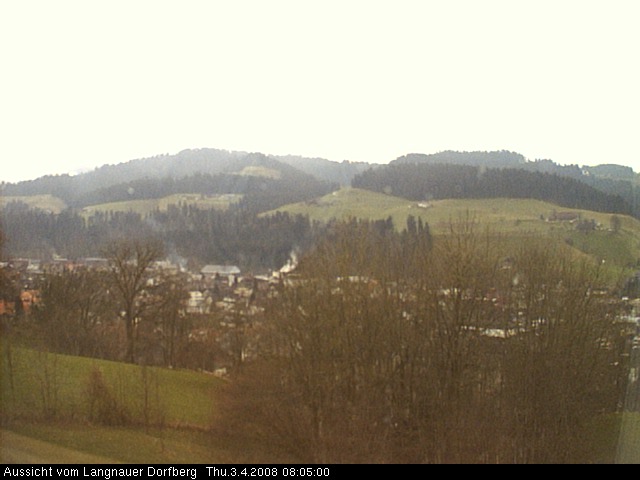 Webcam-Bild: Aussicht vom Dorfberg in Langnau 20080403-080500