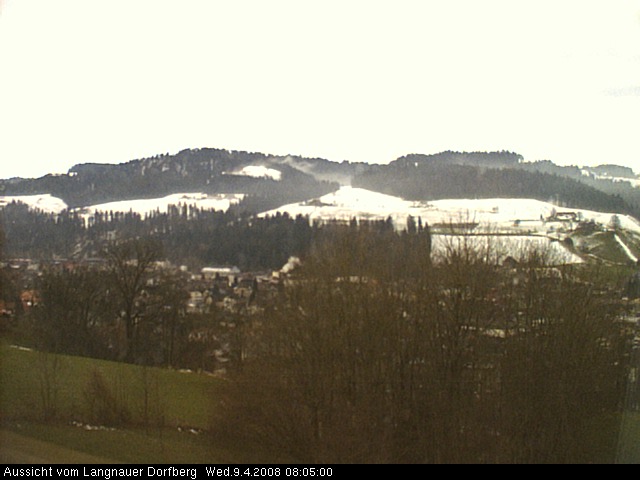 Webcam-Bild: Aussicht vom Dorfberg in Langnau 20080409-080500