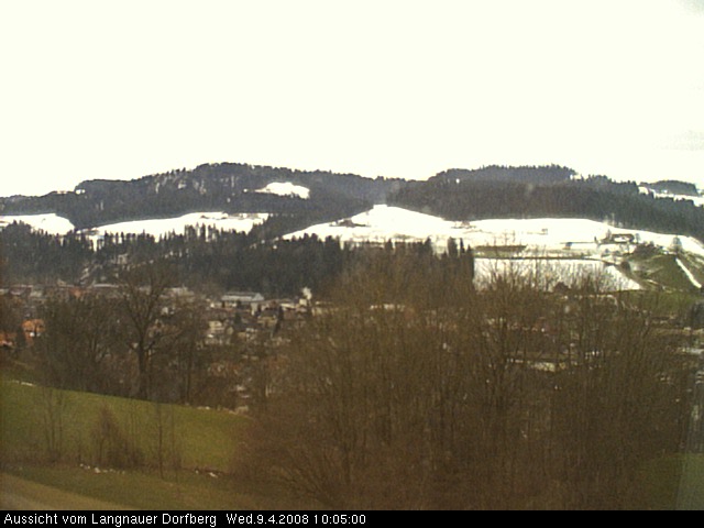Webcam-Bild: Aussicht vom Dorfberg in Langnau 20080409-100500