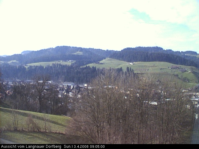 Webcam-Bild: Aussicht vom Dorfberg in Langnau 20080413-090500
