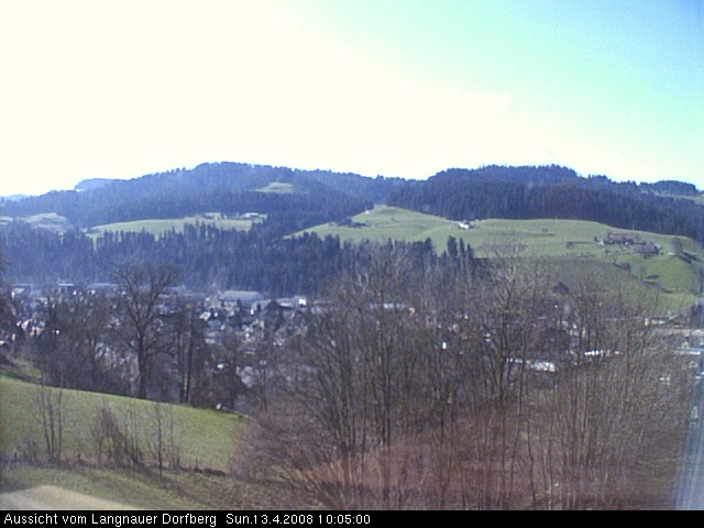 Webcam-Bild: Aussicht vom Dorfberg in Langnau 20080413-100500