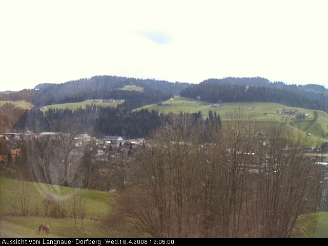 Webcam-Bild: Aussicht vom Dorfberg in Langnau 20080416-160500