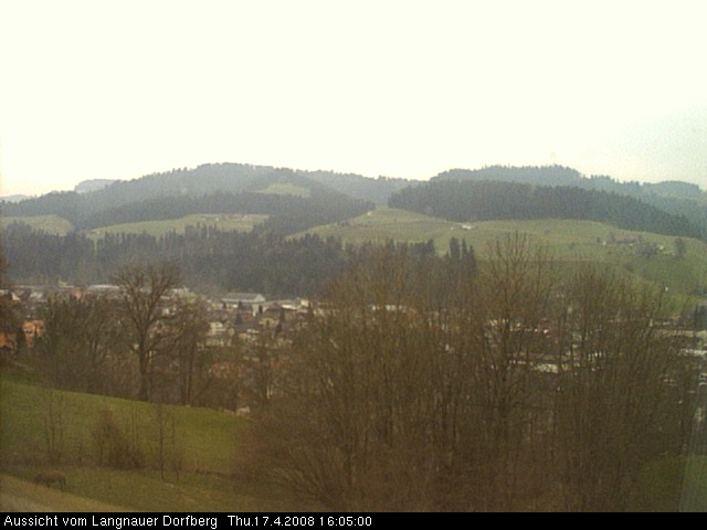 Webcam-Bild: Aussicht vom Dorfberg in Langnau 20080417-160500