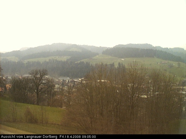 Webcam-Bild: Aussicht vom Dorfberg in Langnau 20080418-090500