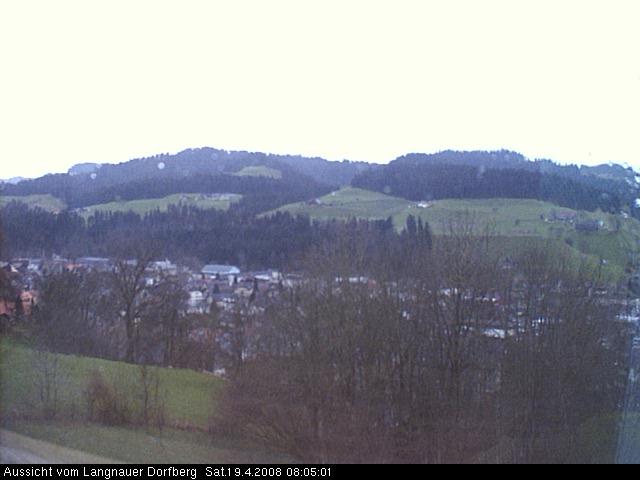 Webcam-Bild: Aussicht vom Dorfberg in Langnau 20080419-080500