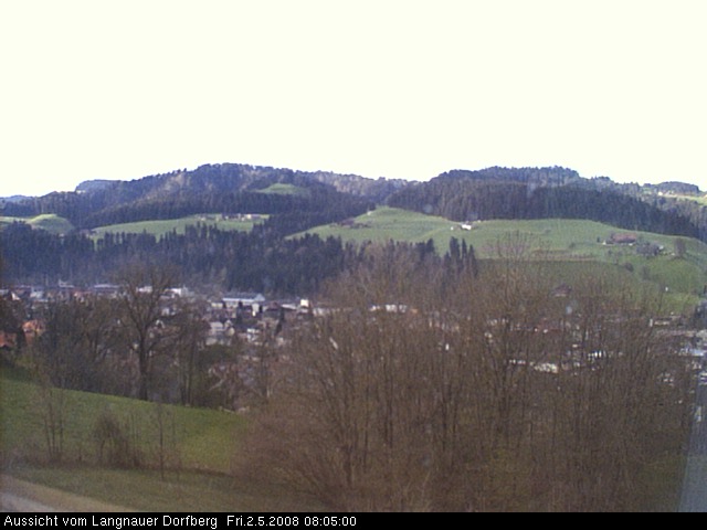 Webcam-Bild: Aussicht vom Dorfberg in Langnau 20080502-080500