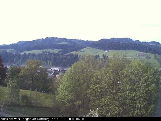 Webcam-Bild: Aussicht vom Dorfberg in Langnau 20080510-080500