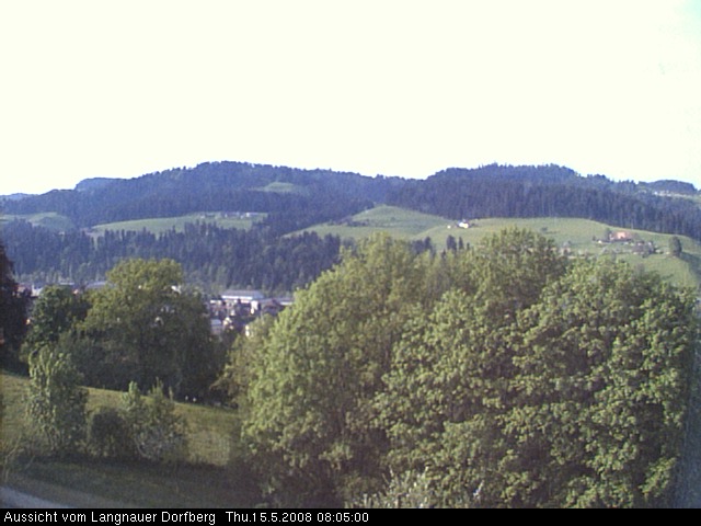 Webcam-Bild: Aussicht vom Dorfberg in Langnau 20080515-080500