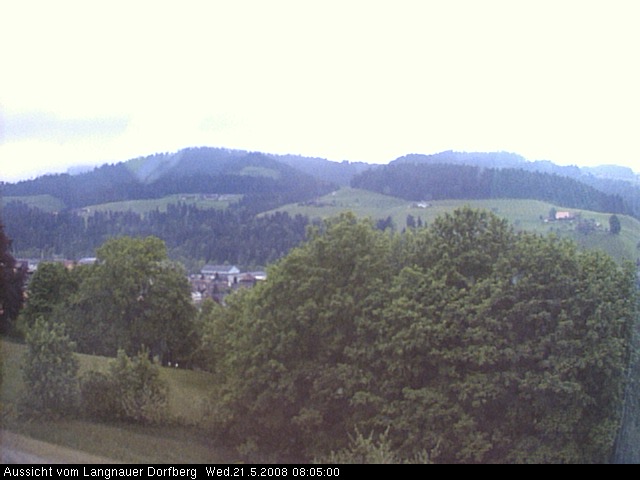 Webcam-Bild: Aussicht vom Dorfberg in Langnau 20080521-080500