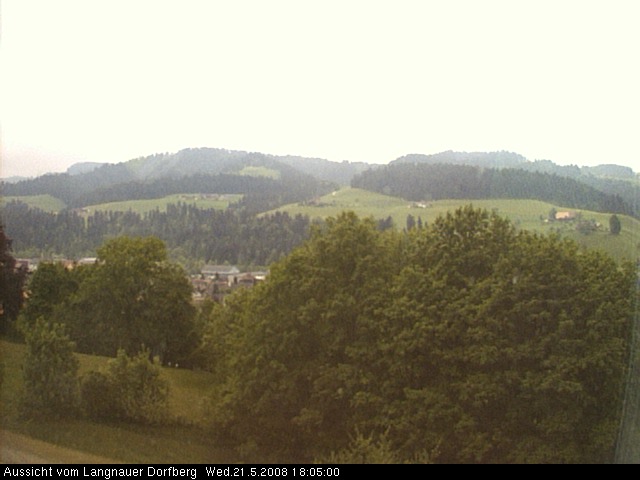 Webcam-Bild: Aussicht vom Dorfberg in Langnau 20080521-180500