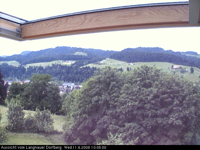 Webcam-Bild: Aussicht vom Dorfberg in Langnau 20080611-100500