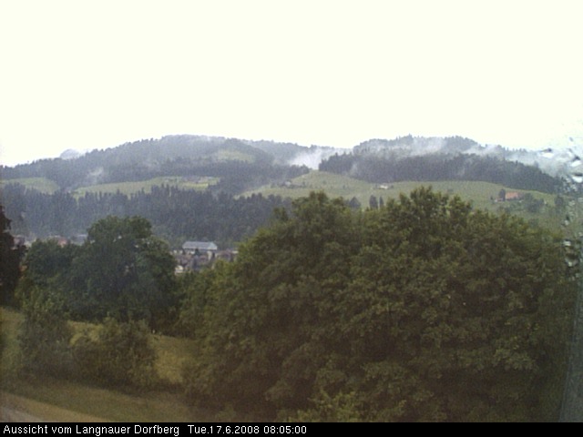 Webcam-Bild: Aussicht vom Dorfberg in Langnau 20080617-080500