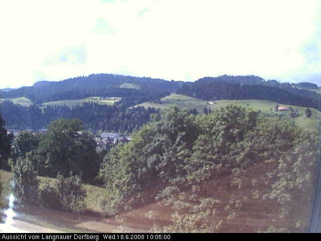 Webcam-Bild: Aussicht vom Dorfberg in Langnau 20080618-100500