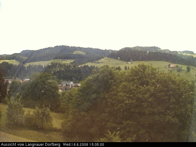 Webcam-Bild: Aussicht vom Dorfberg in Langnau 20080618-150500