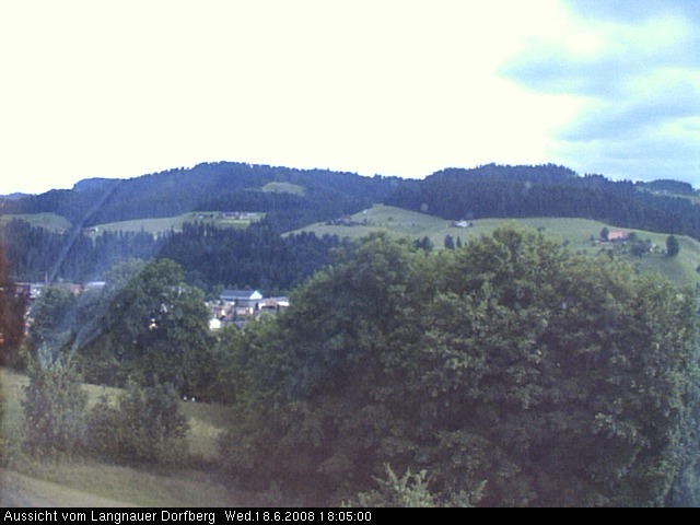 Webcam-Bild: Aussicht vom Dorfberg in Langnau 20080618-180500