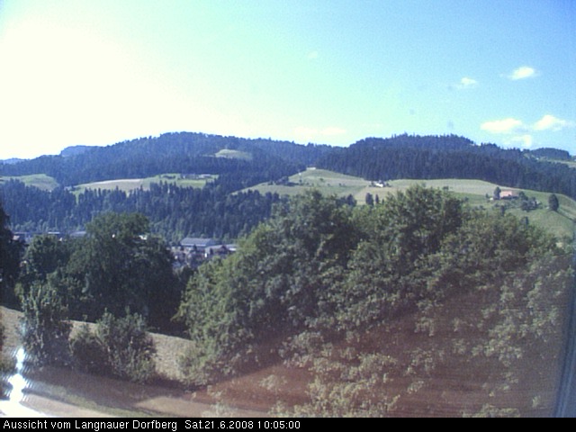 Webcam-Bild: Aussicht vom Dorfberg in Langnau 20080621-100500