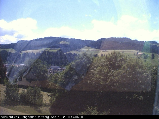 Webcam-Bild: Aussicht vom Dorfberg in Langnau 20080621-140500