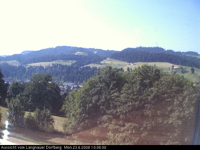 Webcam-Bild: Aussicht vom Dorfberg in Langnau 20080623-100500