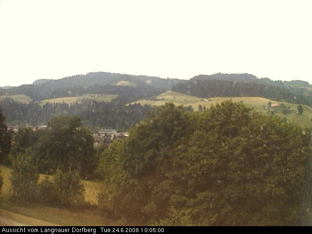 Webcam-Bild: Aussicht vom Dorfberg in Langnau 20080624-100500