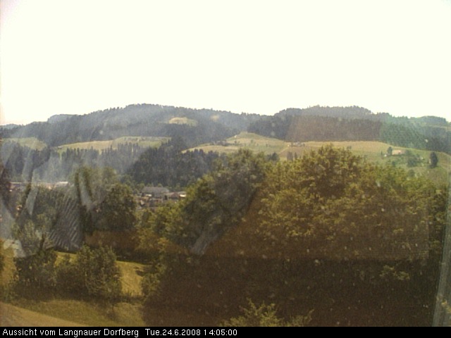 Webcam-Bild: Aussicht vom Dorfberg in Langnau 20080624-140500