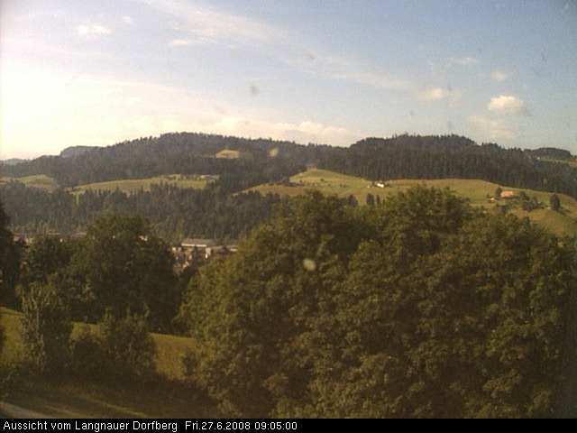 Webcam-Bild: Aussicht vom Dorfberg in Langnau 20080627-090500